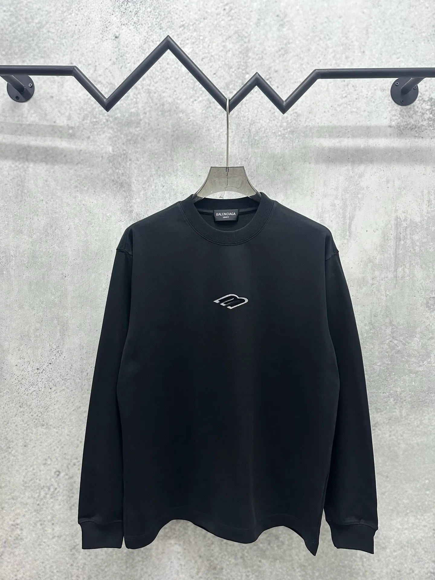 120💰 Balenciaga 2026ss 380g Versatile Same Style -Size：S M L XL -Color：Black